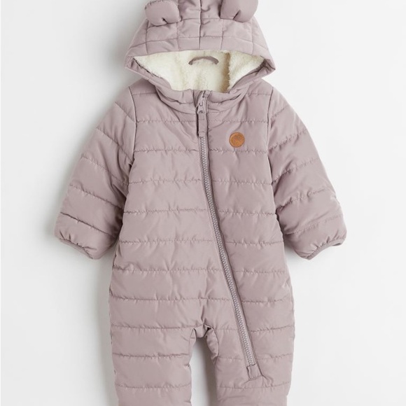NWT HM padded baby bunting 9m